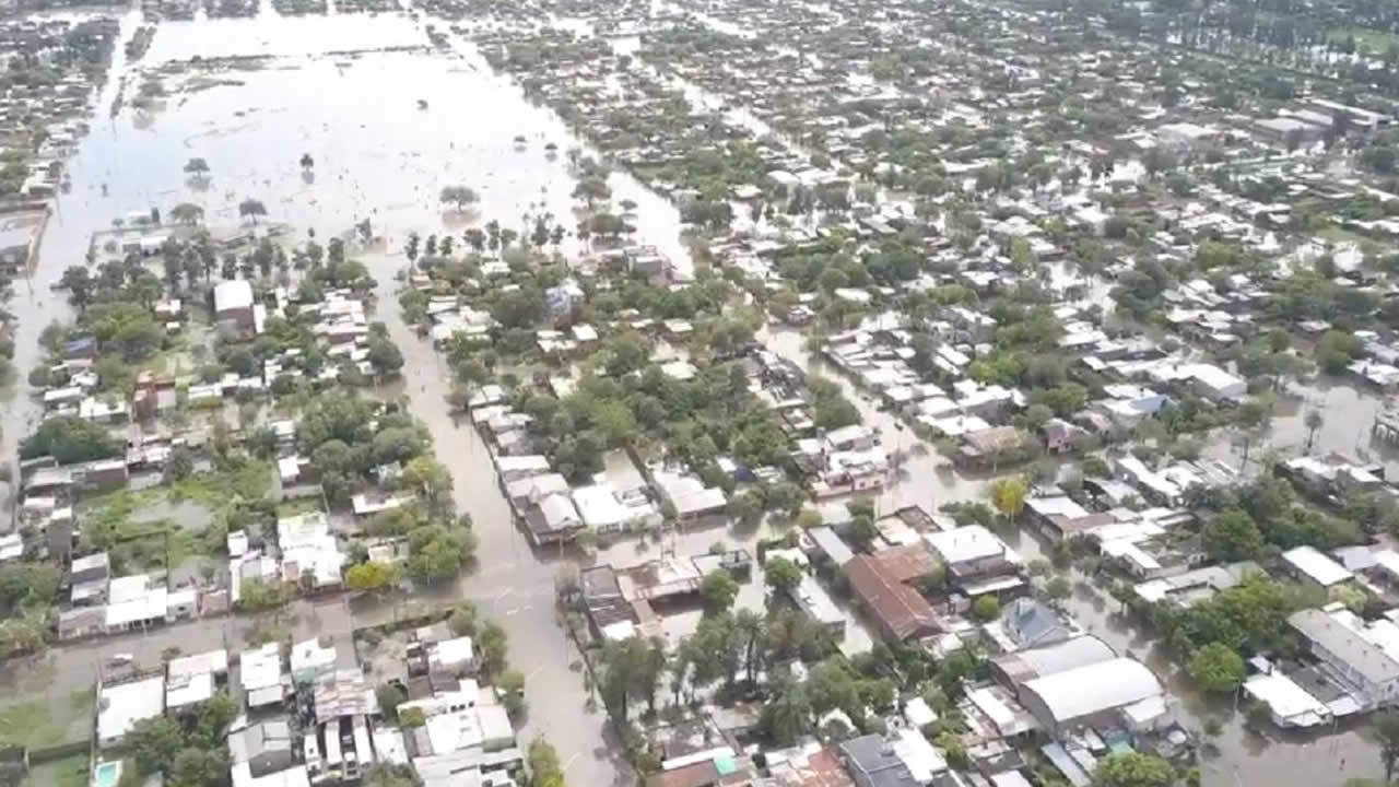 Inundaciones en la provincia de Chaco