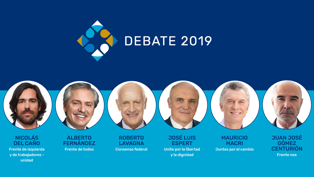 RTA pone a disposición de los canales la señal de los debates presidenciales