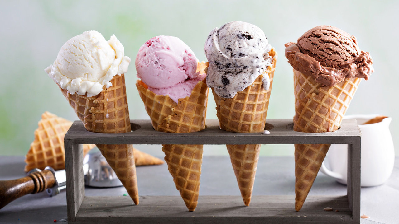 Producción de helado industrial