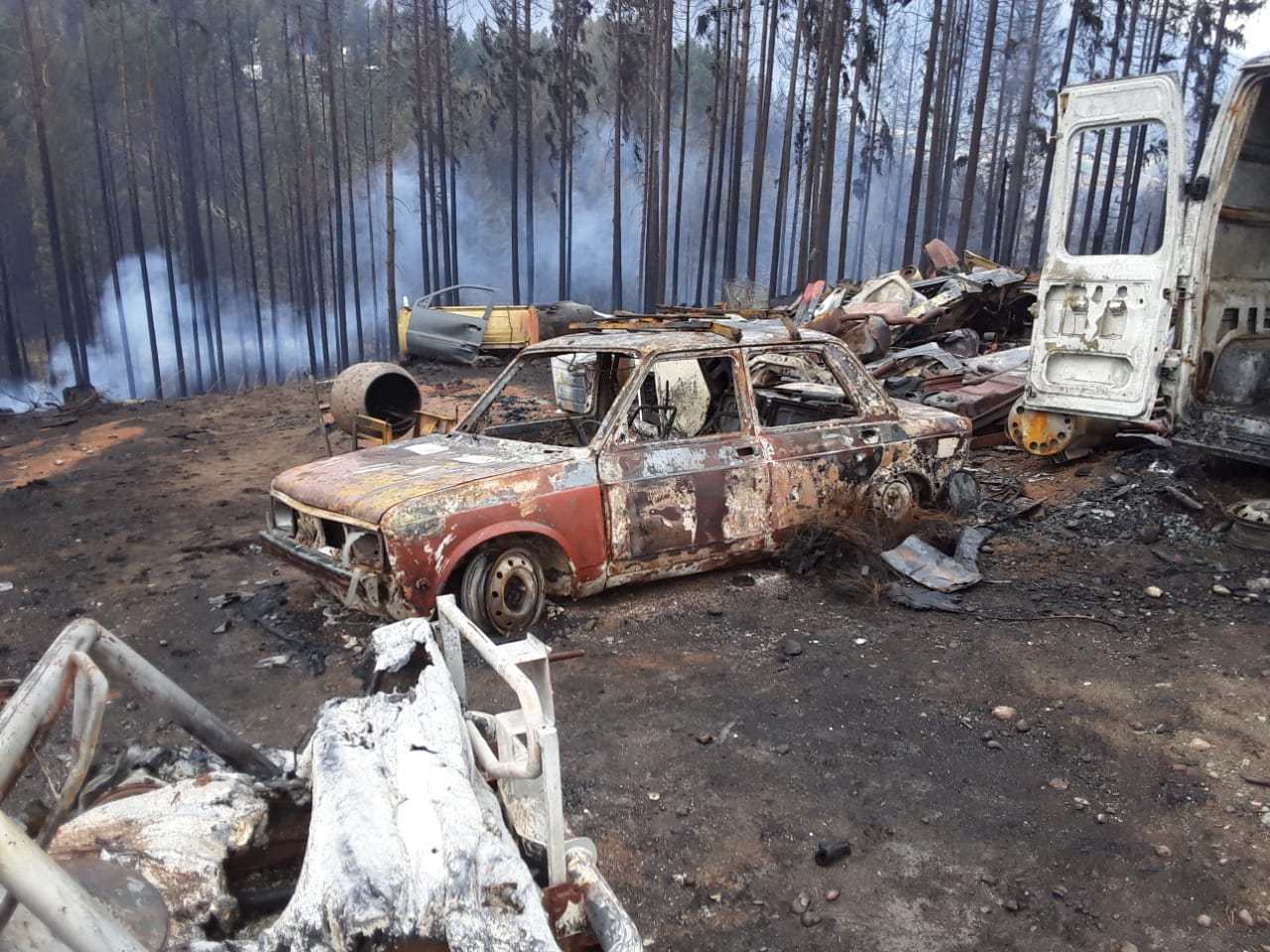 Incendios: dramática situación en la comarca andina