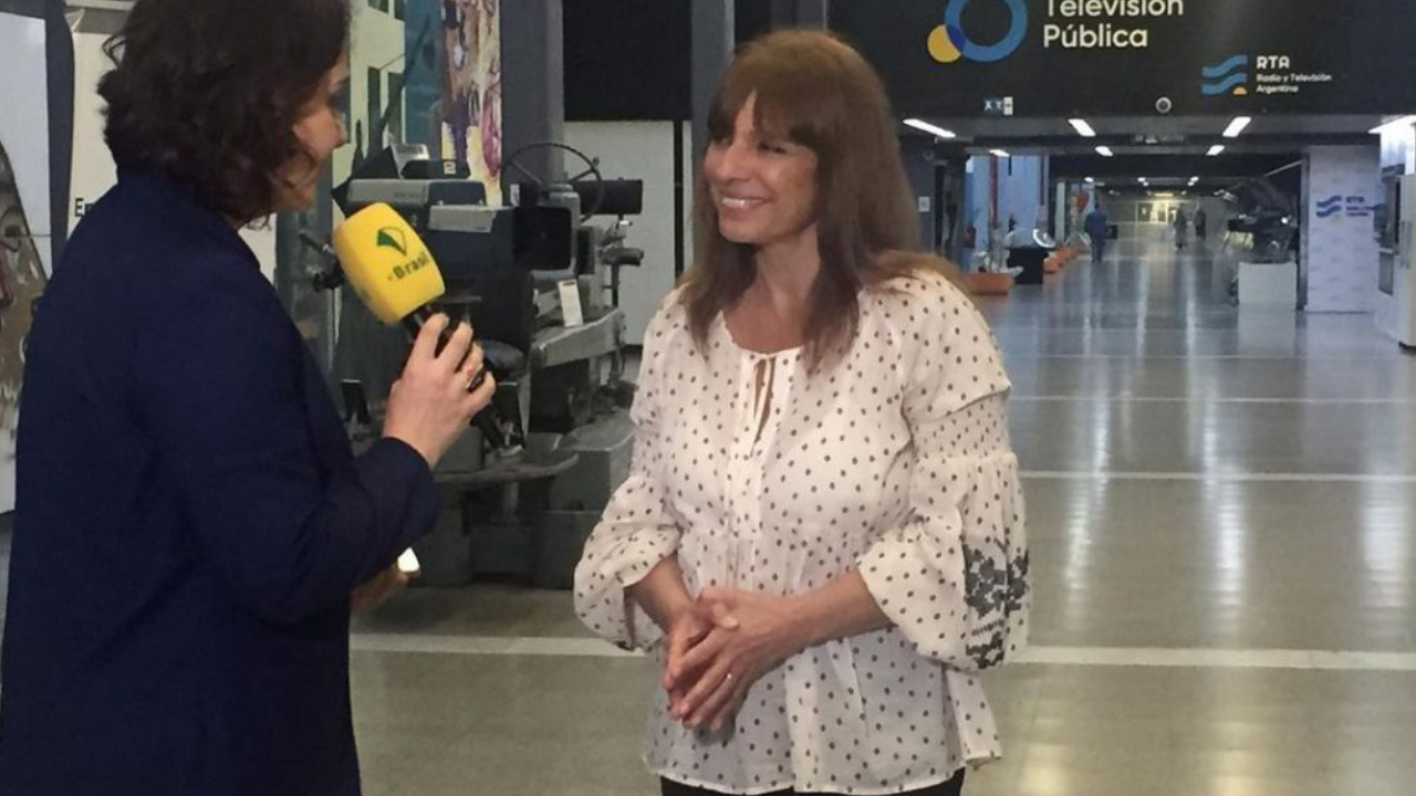 Medios Públicos de Brasil entrevistaron a Rosario Lufrano