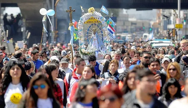 La Santa Misa del cierre de la peregrinación a la Basílica Nuestra Señora de Luján