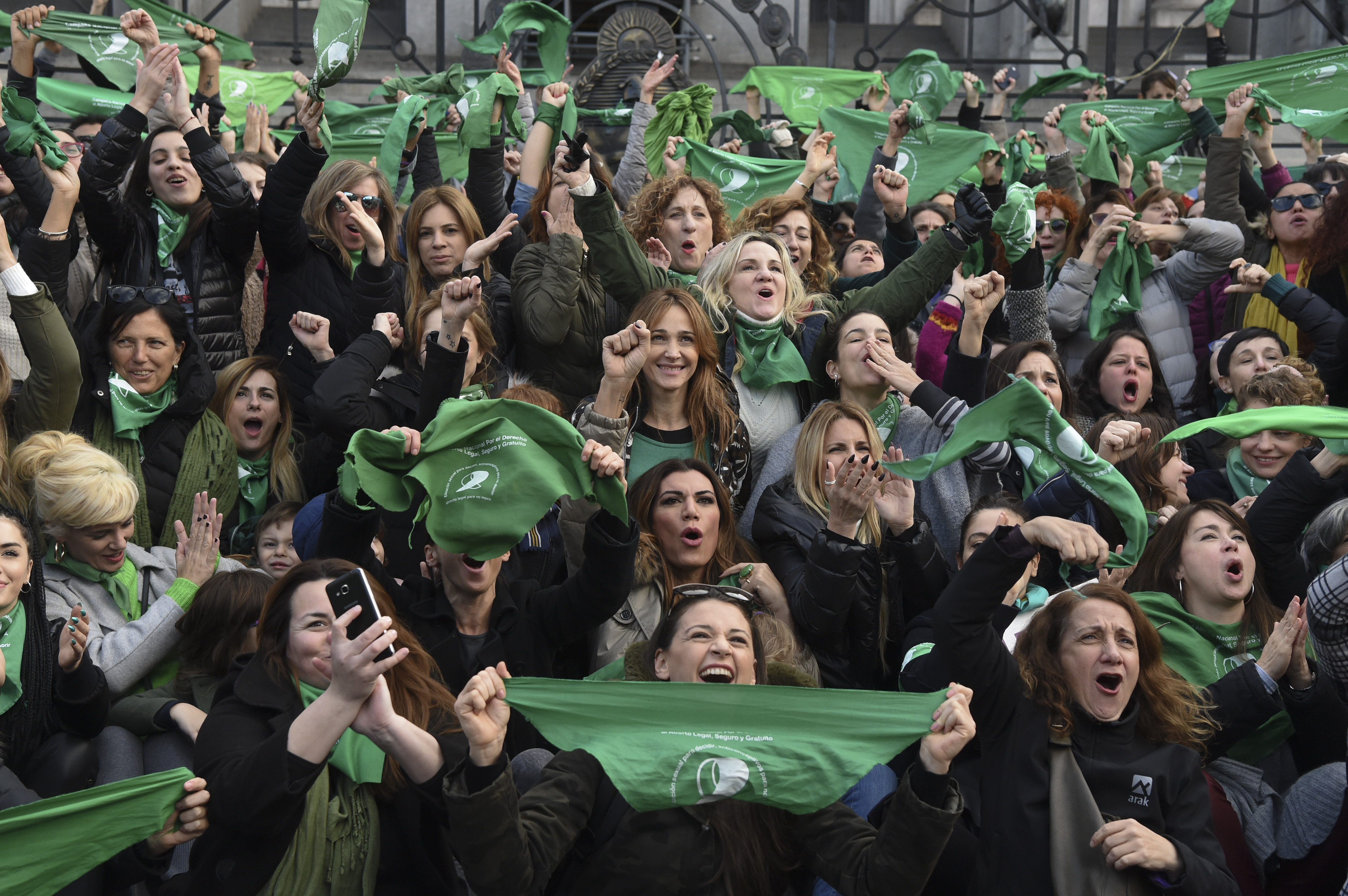 El recuerdo de los festejos de la Marea Verde por el derecho al aborto en 2020