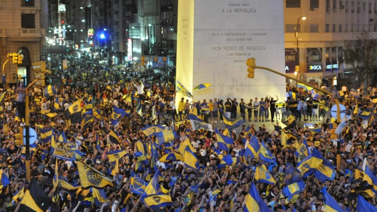 Preparan un operativo de seguridad en el Obelisco por si Boca gana la Copa