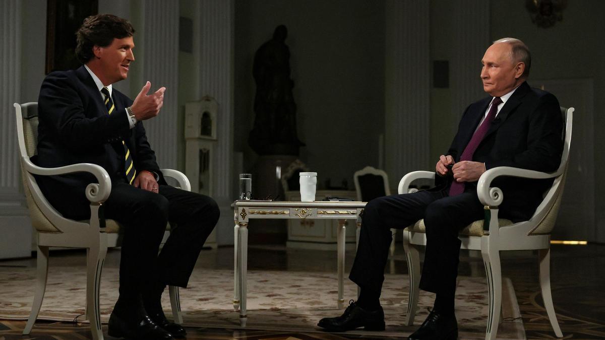 Putin le dijo a Tucker Carlson que es “imposible” derrotar a Rusia en Ucrania