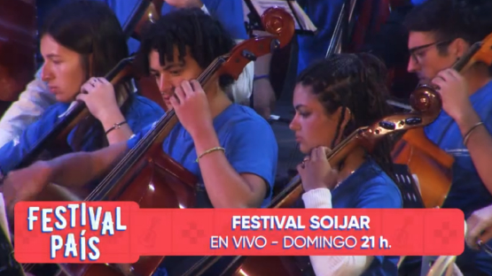 Músicos de orquestas juveniles ejecutan el “Himno a la alegría”
