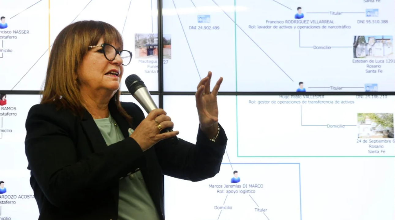 “Plan Bandera”: Bullrich destacó la baja del delito en Rosario