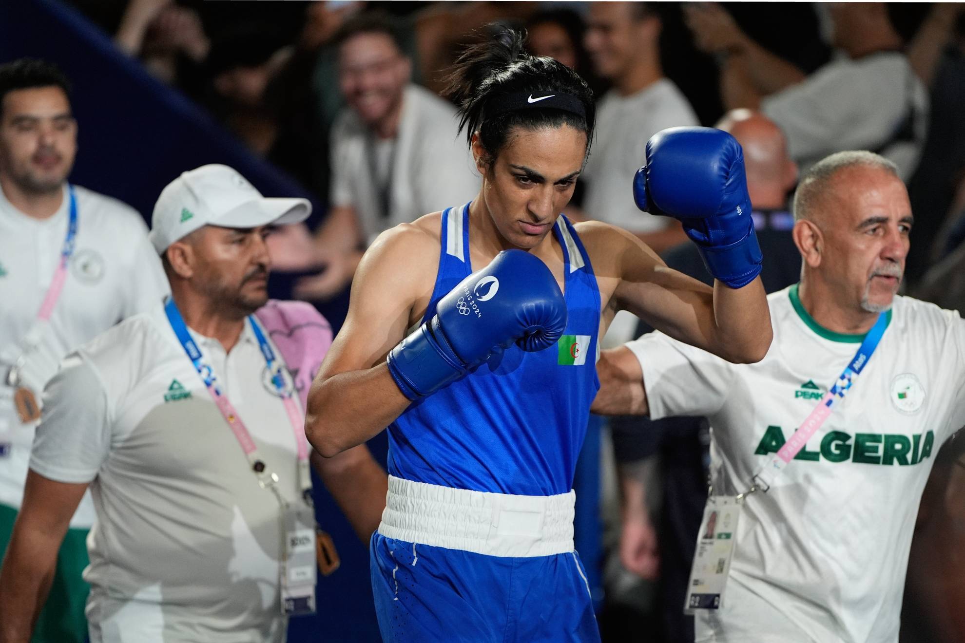 Boxeo: la argelina Imane Khelif va por la medalla de oro