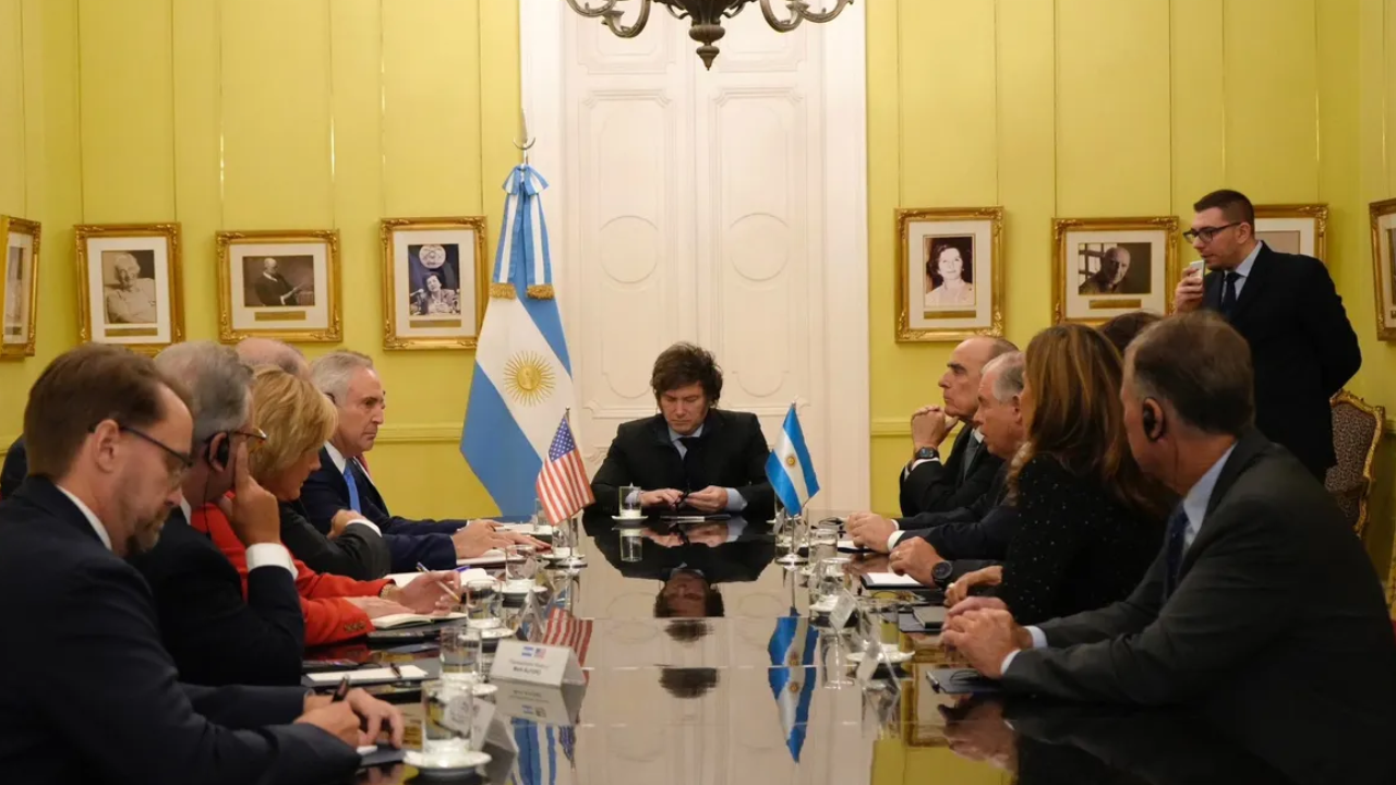 El Presidente recibió a congresistas de Estados Unidos en Casa Rosada