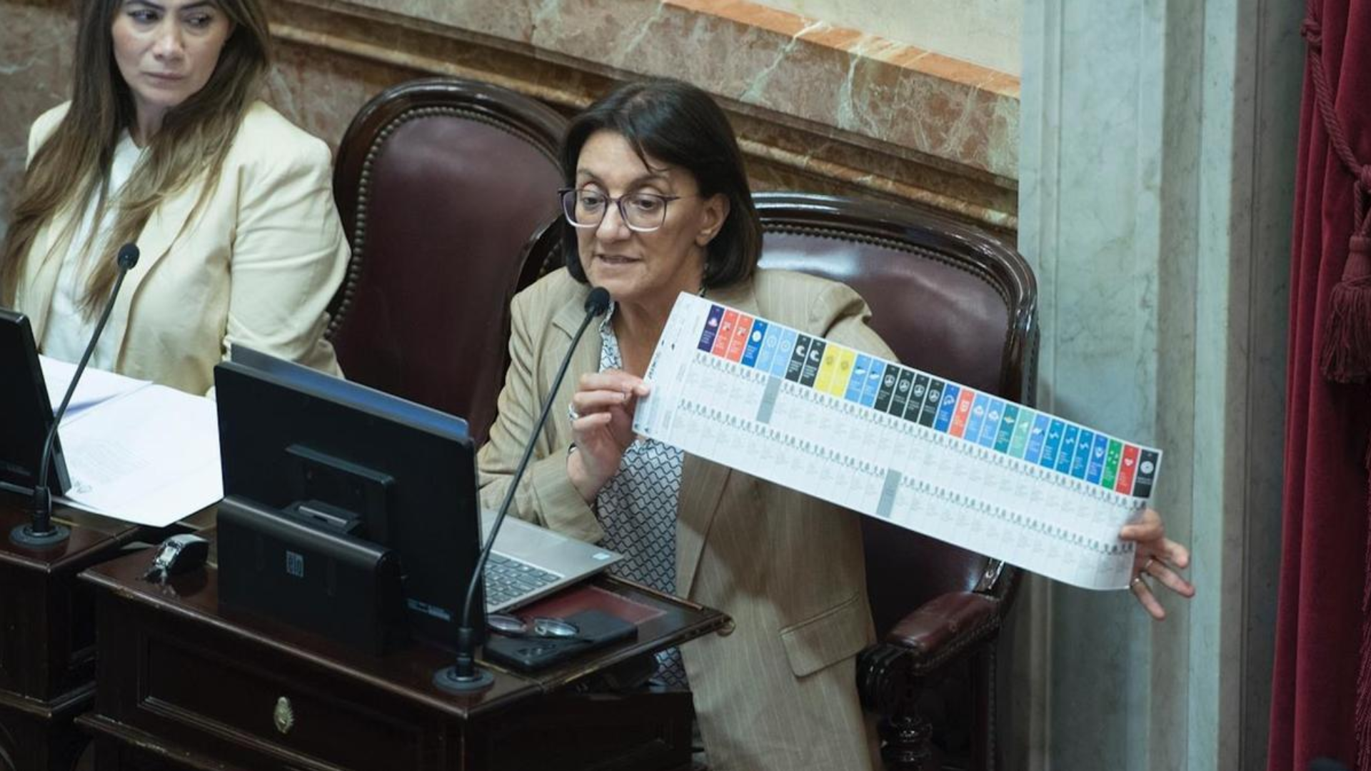 El Senado aprobó en general el proyecto de Boleta Única de Papel