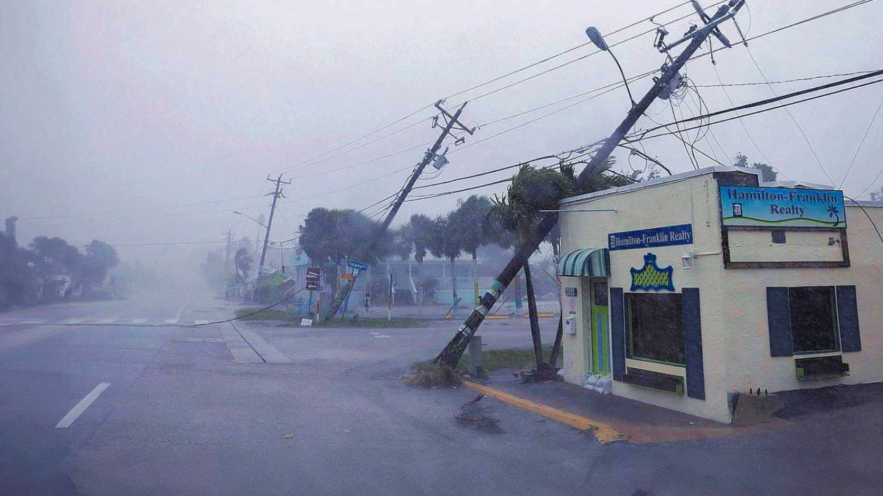 Demoledor: el huracán Milton tocó tierra en Florida