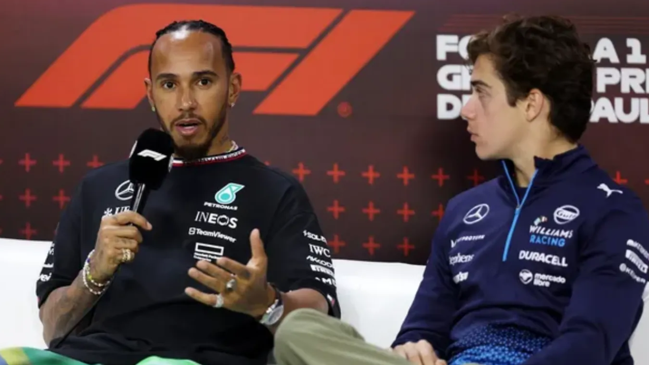 Lewis Hamilton llenó de elogios a Colapinto