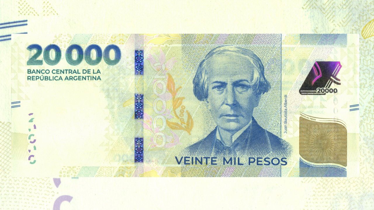 Ya circula el nuevo billete de $20.000: cómo saber si es falso