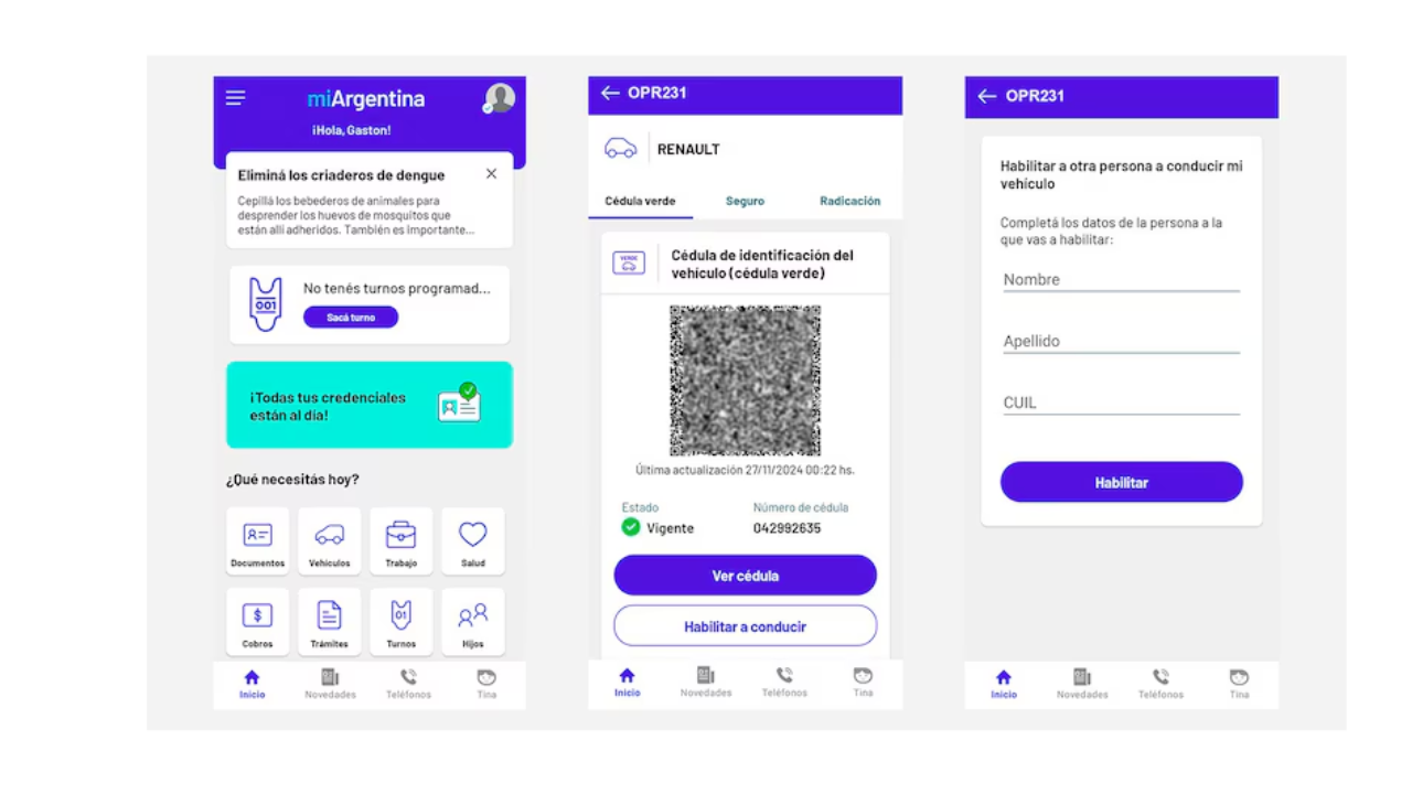 La nueva “cédula azul” digital: cómo funciona la aplicación que permite designar conductores adicionales a un auto o una moto