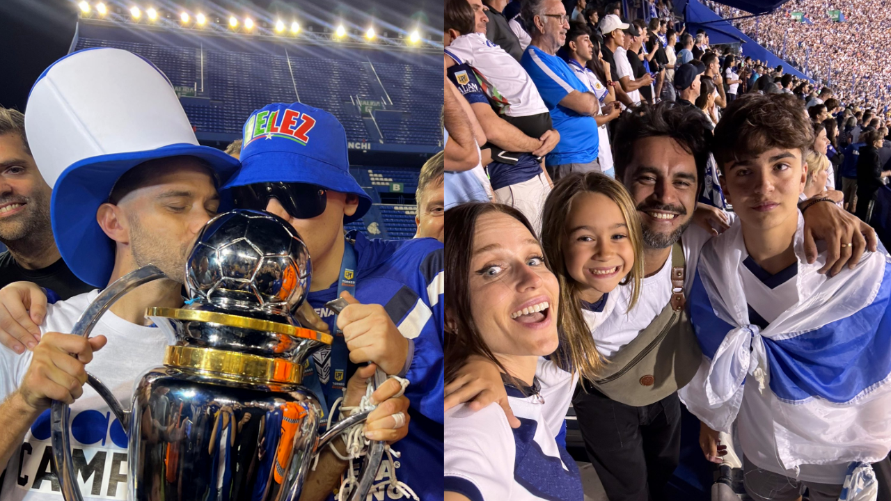Quiénes son los famosos que celebraron el título de Vélez