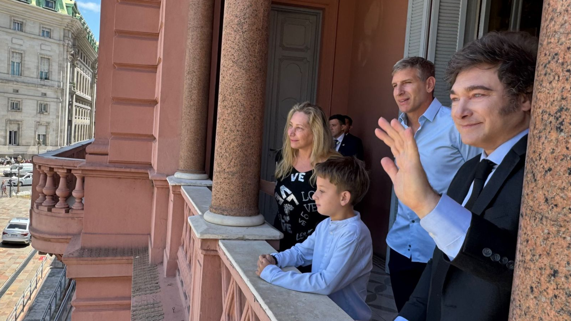 Martín Palermo visitó a Milei en la Casa Rosada