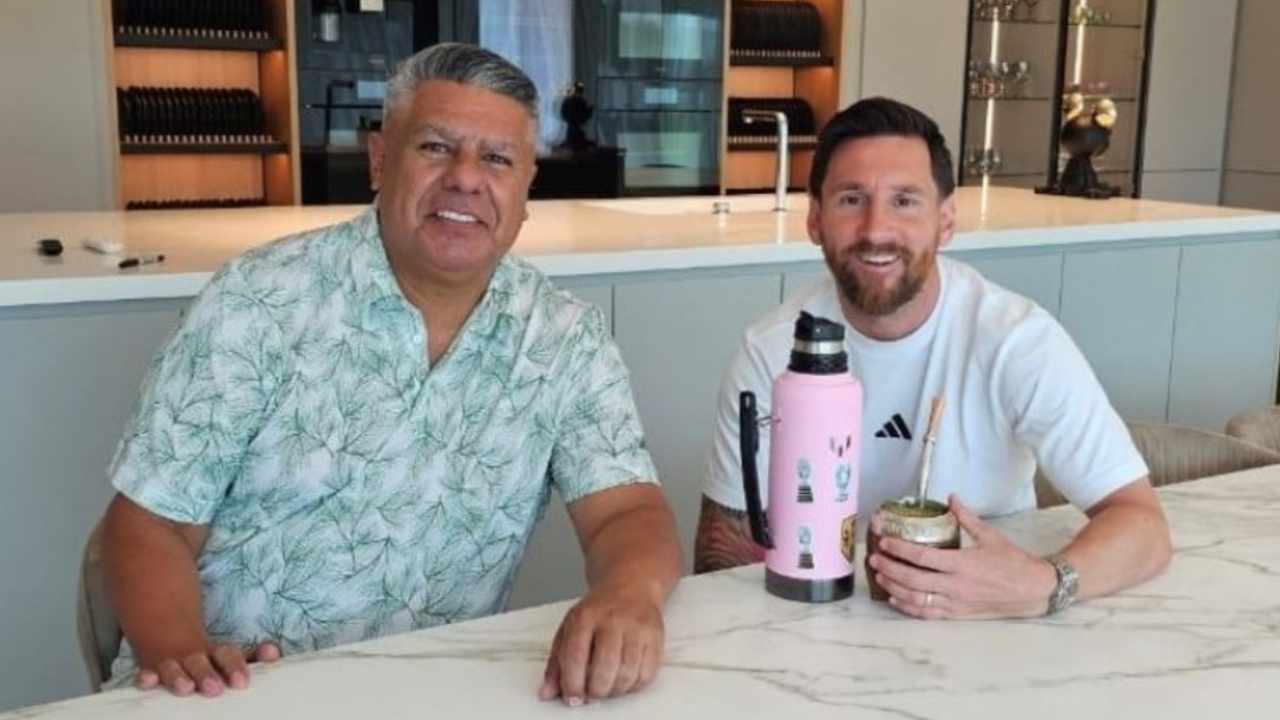 Lionel Messi y Claudio Tapia despidieron el 2024 a puro mate