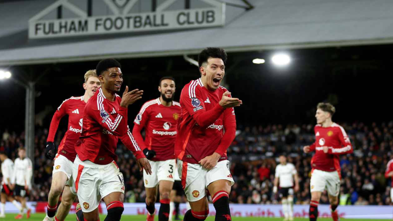 Con gol de “Licha” Martínez, Manchester United se impuso ante el Fulham