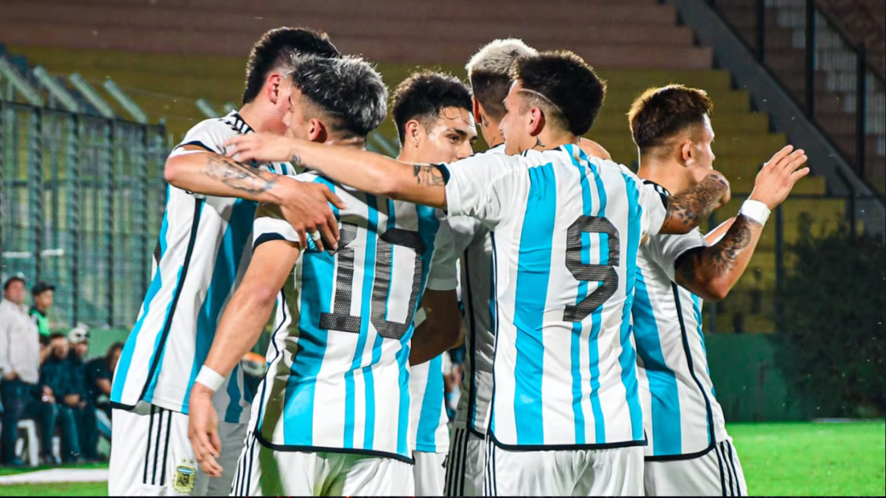 La Selección argentina Sub 20 debuta en el Sudamericano con el clásico ante Brasil