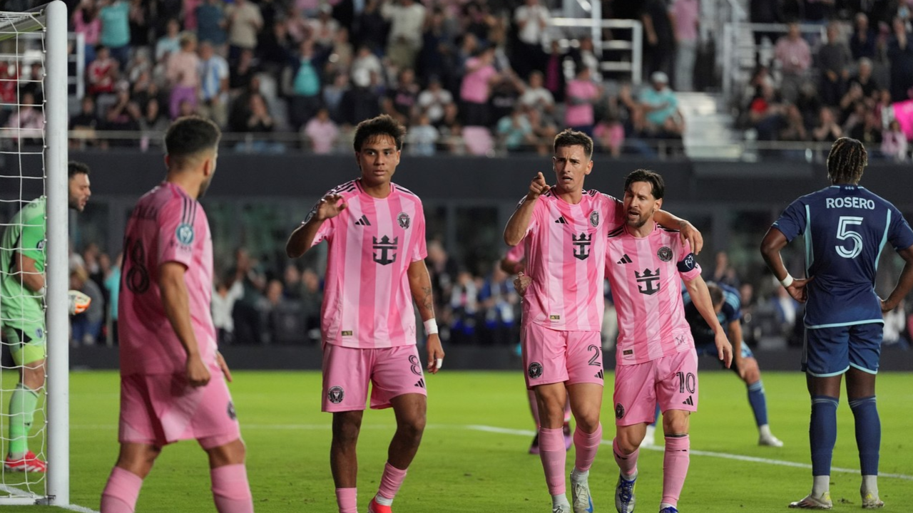 Con un Messi brillante, Inter Miami superó a Sporting KC y pasó a los octavos de la Copa Campeones Concacaf