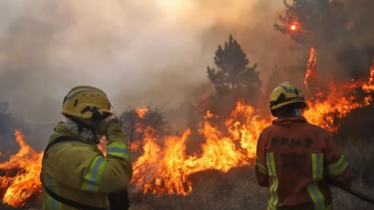 Cómo siguen los incendios en el Parque Nacional Lanín y en el Nahuel Huapi