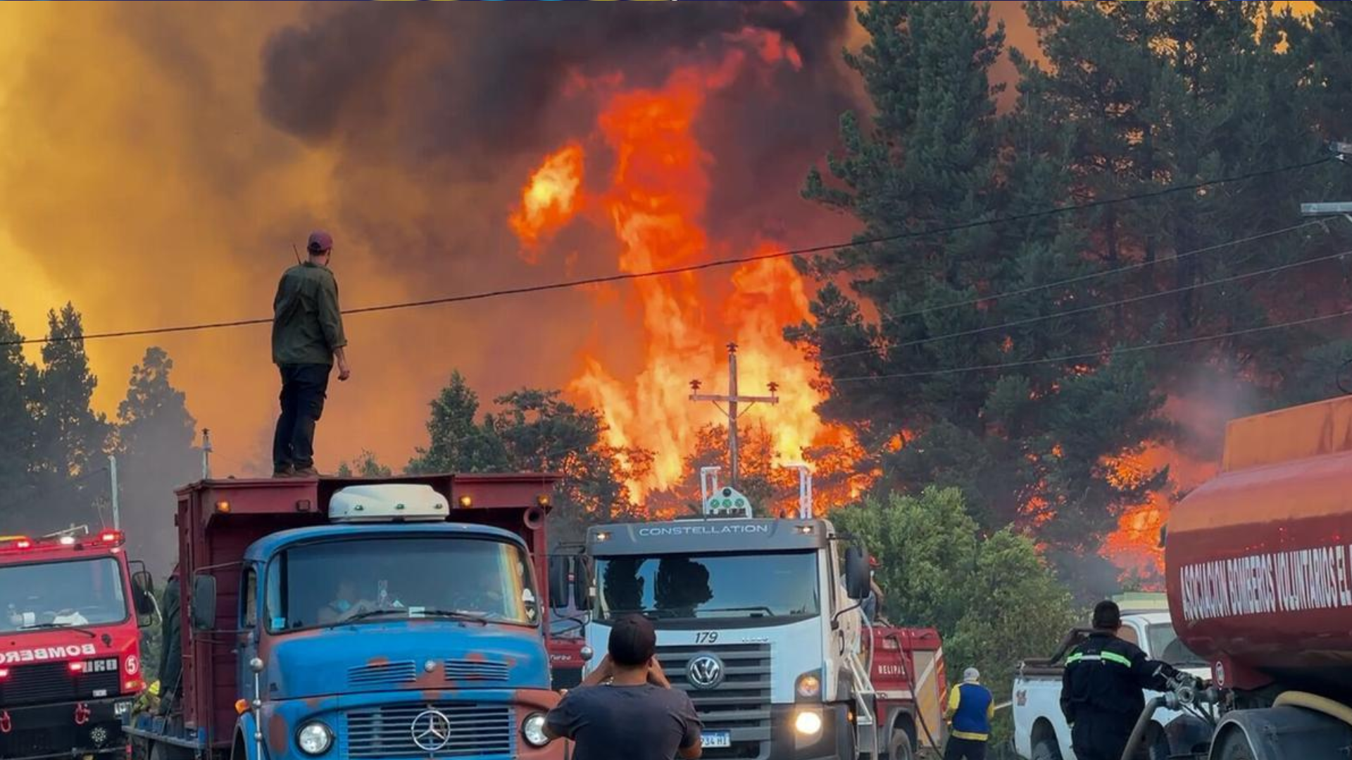 ¿Cómo siguen los incendios en el sur?