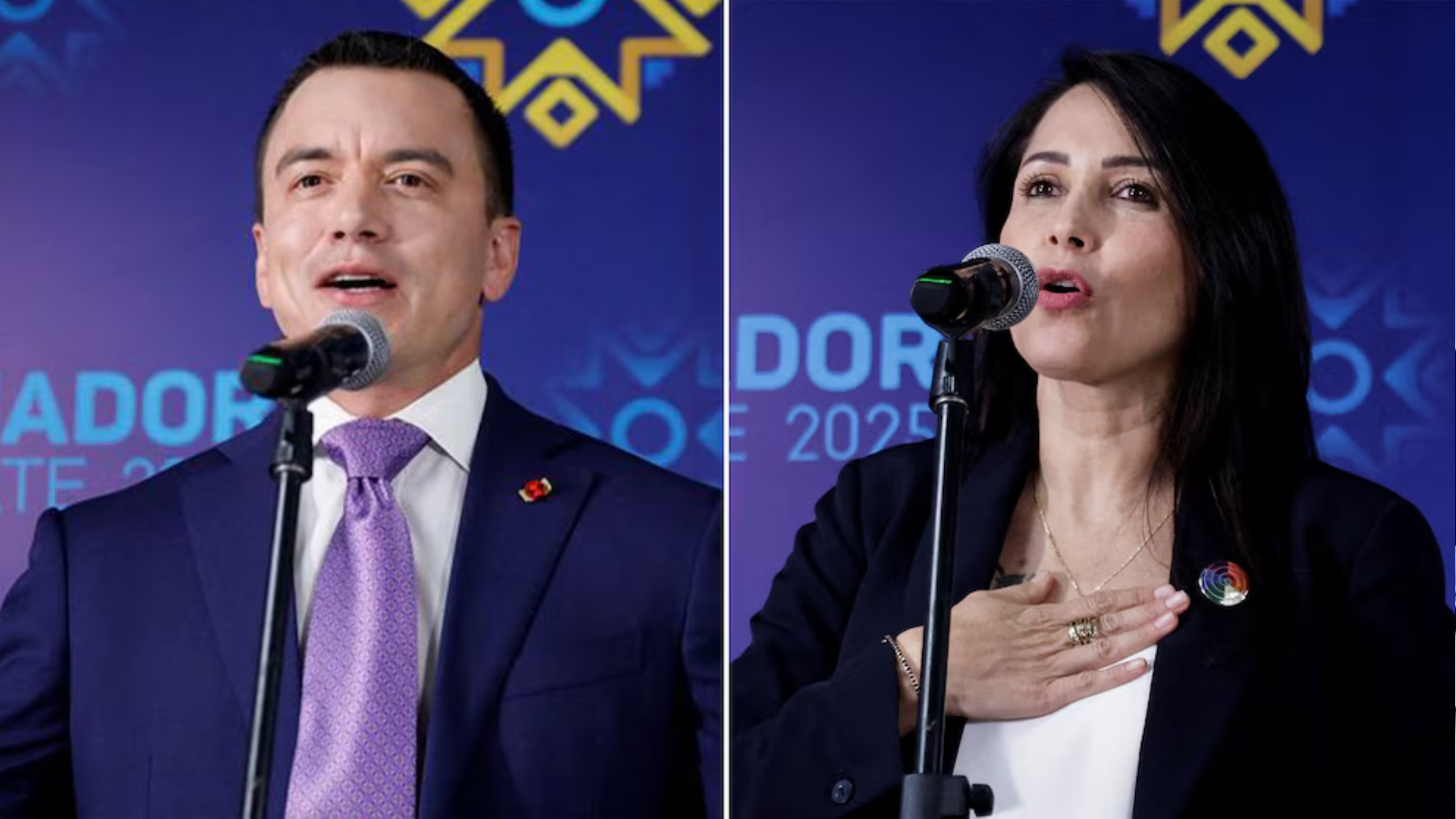 Daniel Noboa y Luisa González se disputarán la presidencia en un balotaje