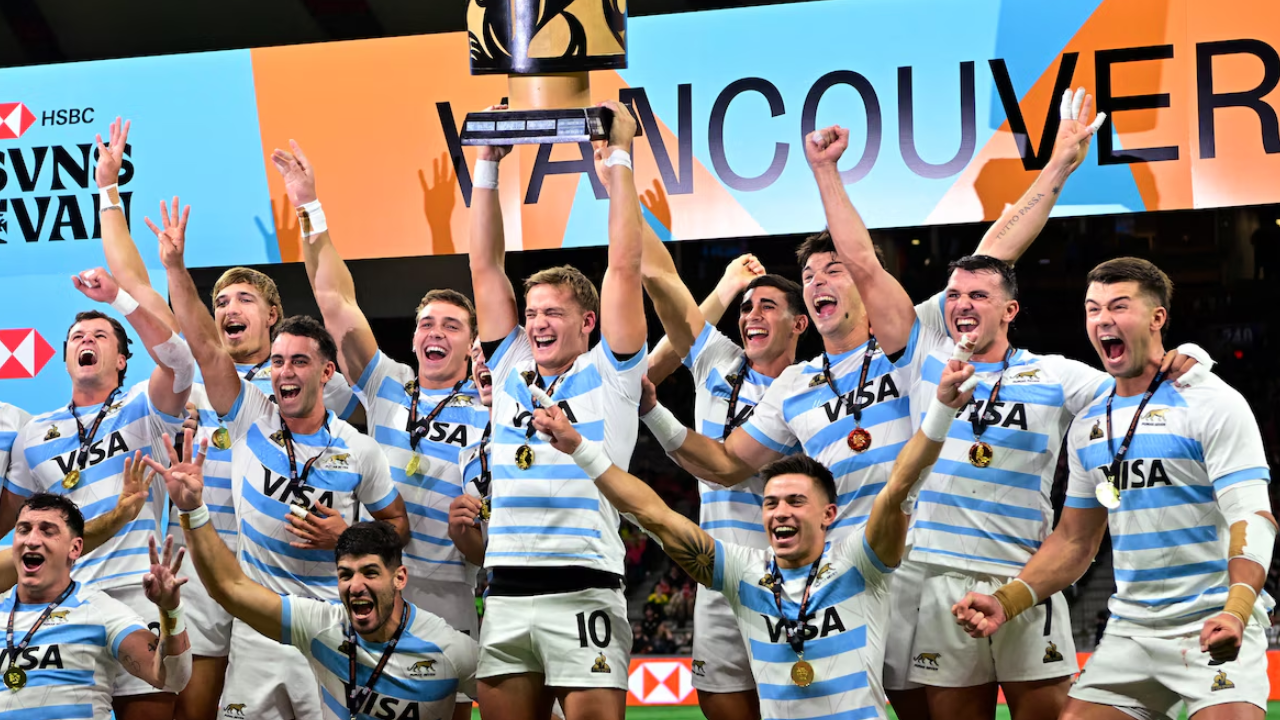 Los Pumas le ganaron a Sudáfrica y se consagraron campeones del Seven de Vancouver por cuarta vez al hilo