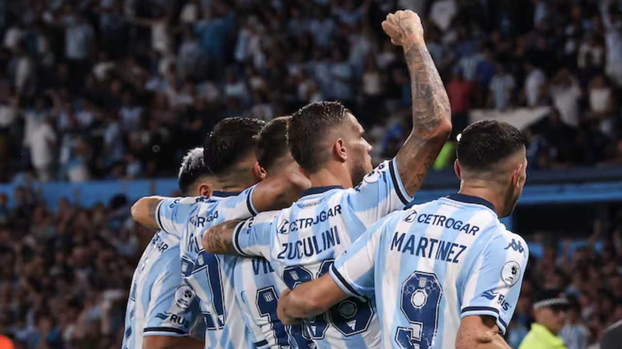 Racing le ganó 2 a 0 a Botafogo en la ida de la Recopa Sudamericana y sueña con otro título