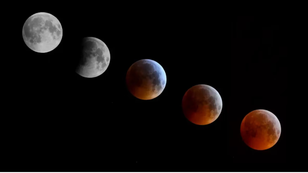 Eclipse lunar total: así se vio en Argentina la “Luna de sangre”