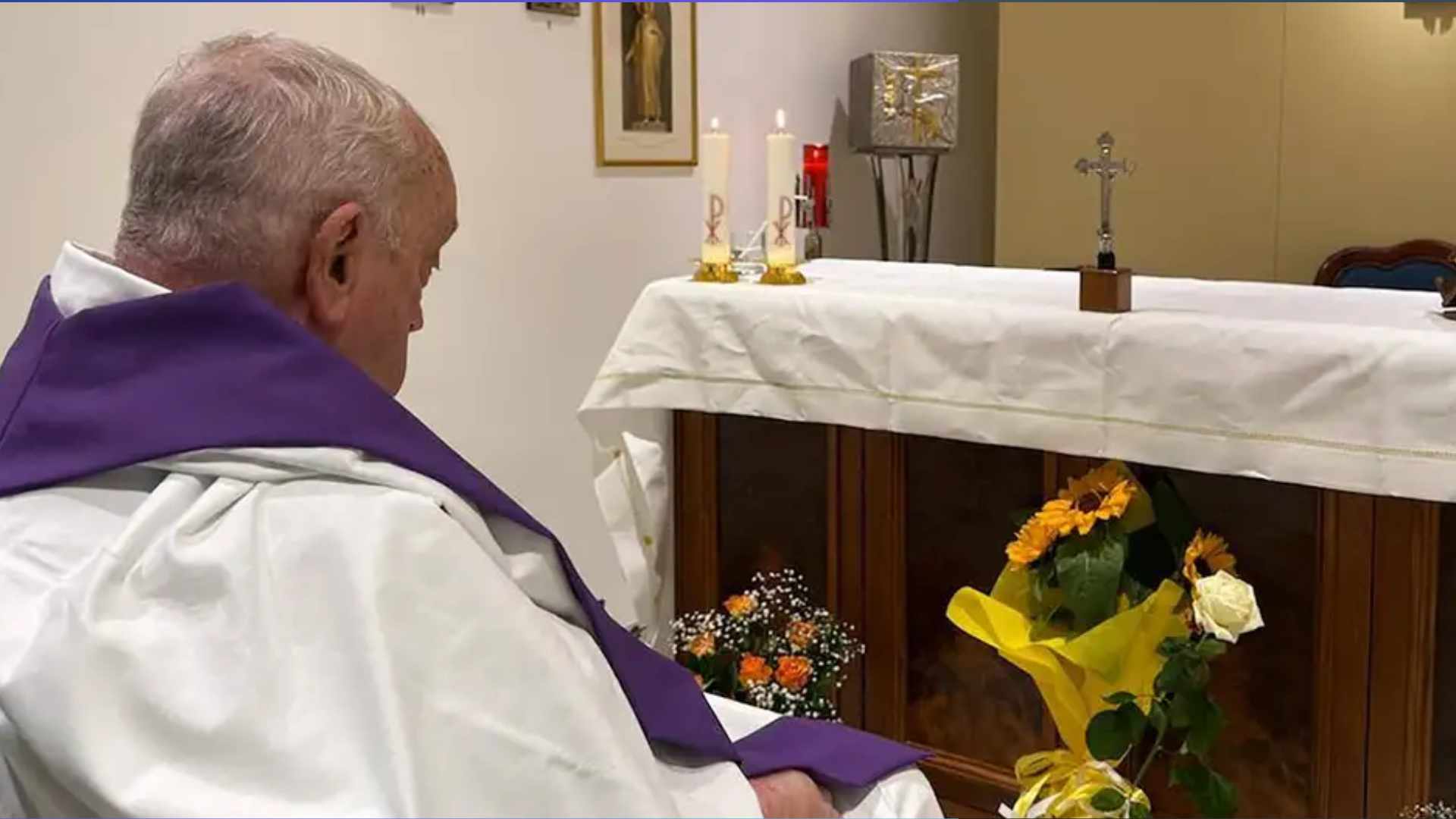 El Vaticano divulgó la primera imagen del papa tras su internación