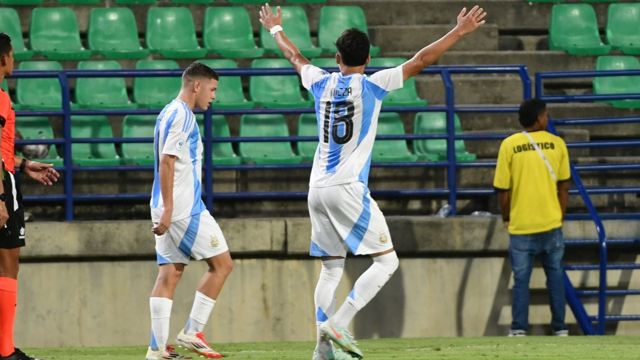 Sudamericano: La Selección Argentina Sub 17 se recuperó con una goleada ante Paraguay