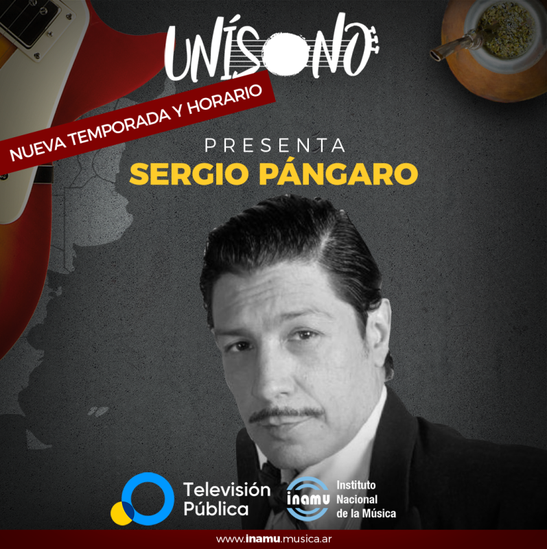 Sergio Pángaro presenta en Televisión Pública la producción musical independiente