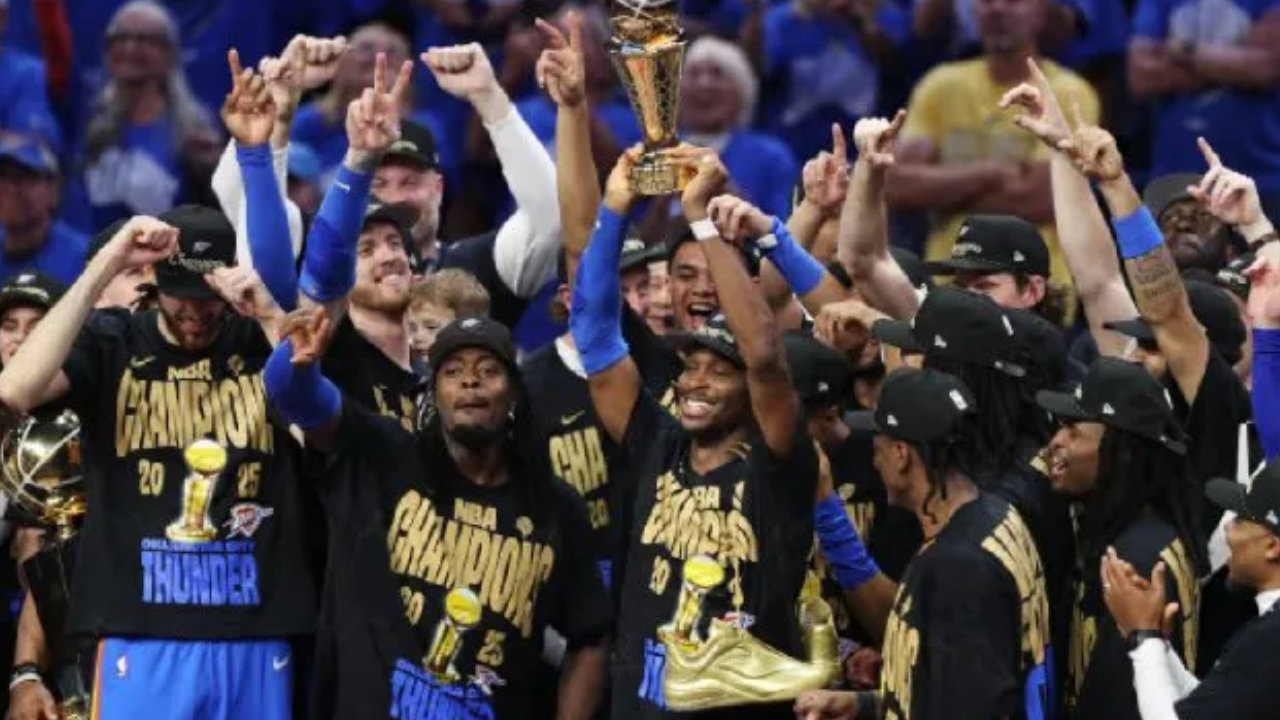 Oklahoma City Thunder le ganó a Indiana Pacers y se consagró campeón de la NBA tras 44 años