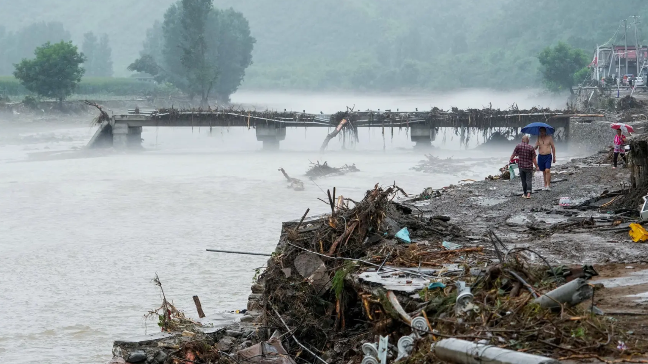 Ocho muertos y 18 desaparecidos por fuertes lluvias en el norte de China