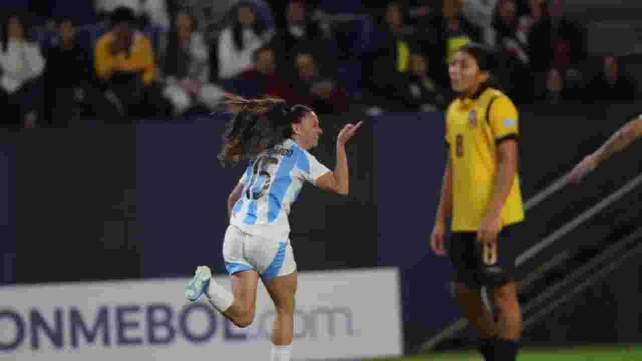 Copa América Femenina 2025: Argentina venció a Ecuador y cerró el Grupo A con puntaje perfecto