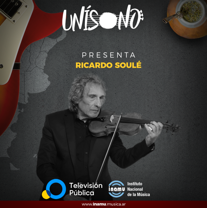 Ricardo Soulé llega a “Unísono” para presentar a artistas de todo el país