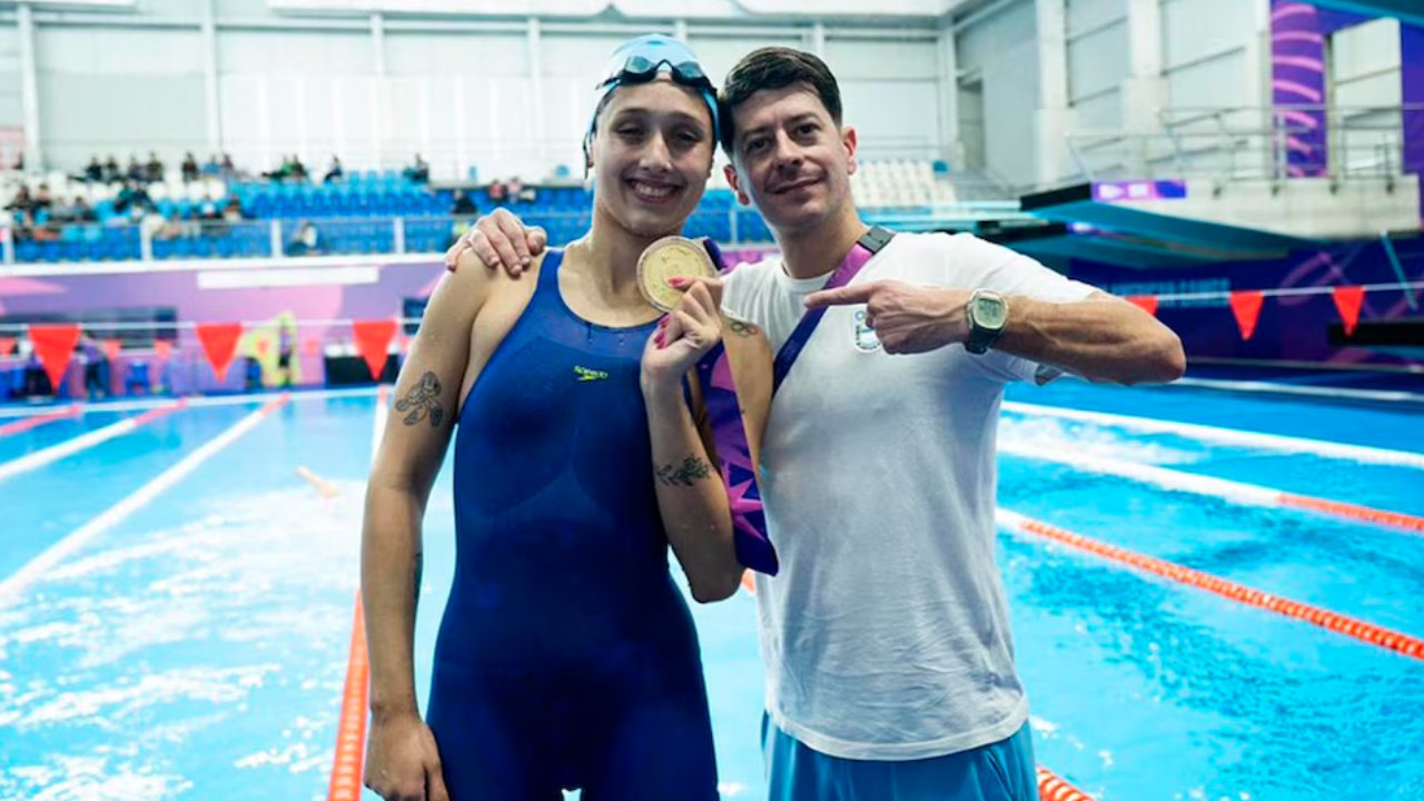 Agostina Hein logró el primer oro para Argentina en los Panamericanos Junior con un impactante récord en la natación