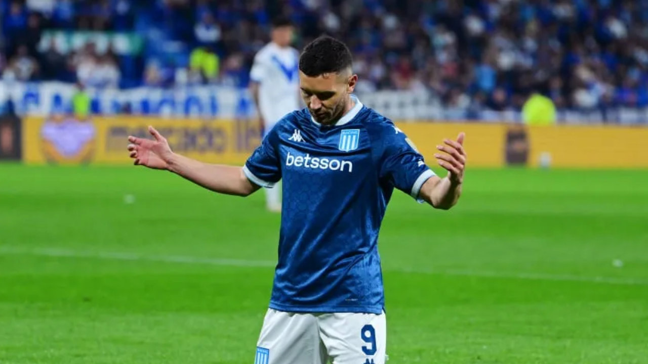 Maravilla Martínez: figura y goleador en la victoria de Racing ante Vélez en la Libertadores