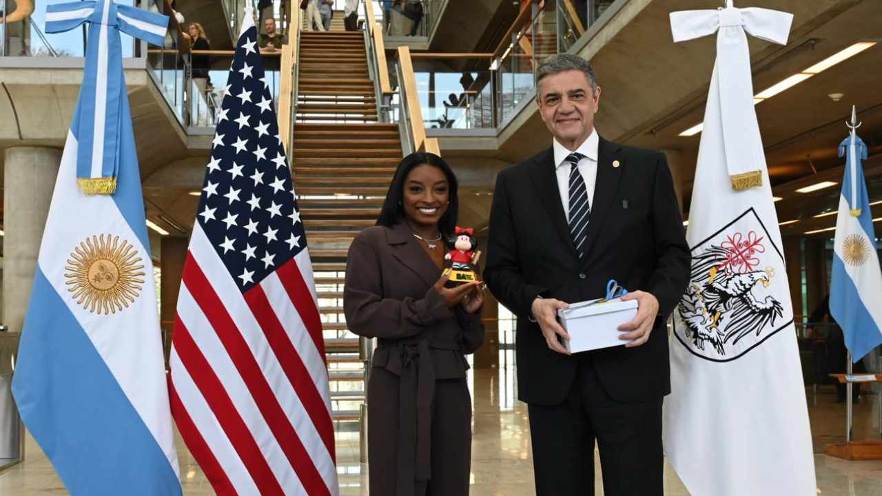 Simone Biles en Argentina: “A Los Ángeles 2028 voy a ir, pero no sé si a competir”
