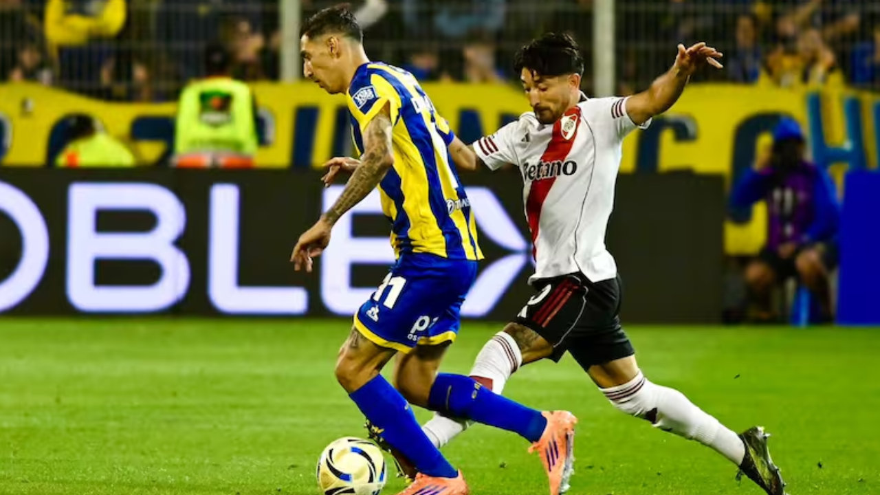 ►Rosario Central derrota a River Plate con un Di María brillante