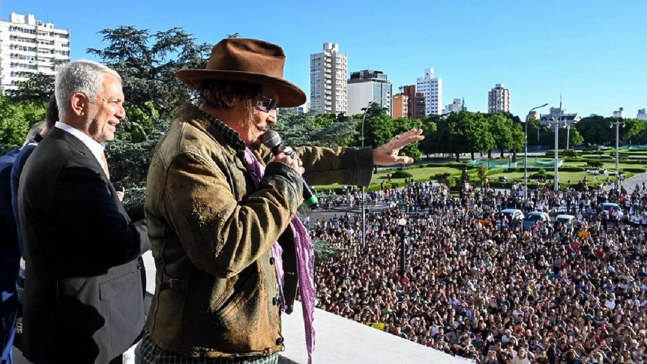 Johnny Depp fue declarado Visitante Ilustre de La Plata: “Esta ciudad es una mina de oro cultural”