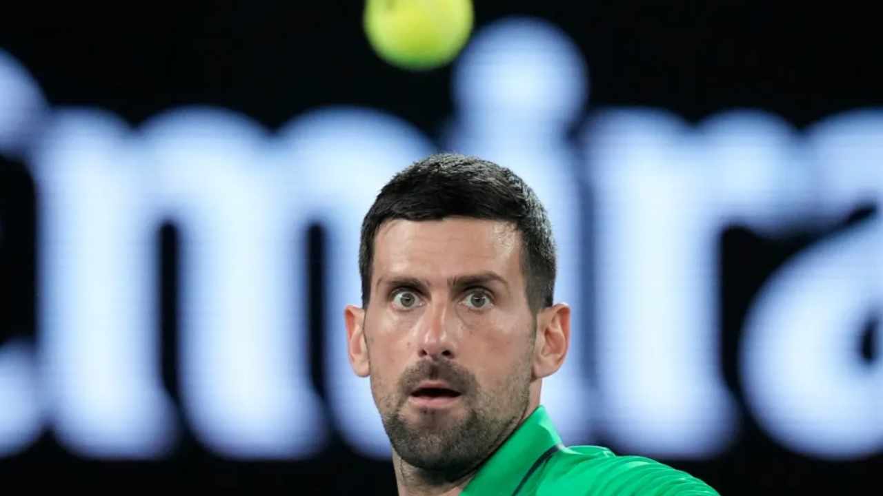 Djokovic debutó en el Abierto de Australia con una nueva marca para los libros de historia