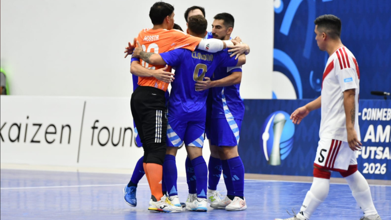 Argentina le ganó 4-1 a Perú en su debut de la Copa América de futsal