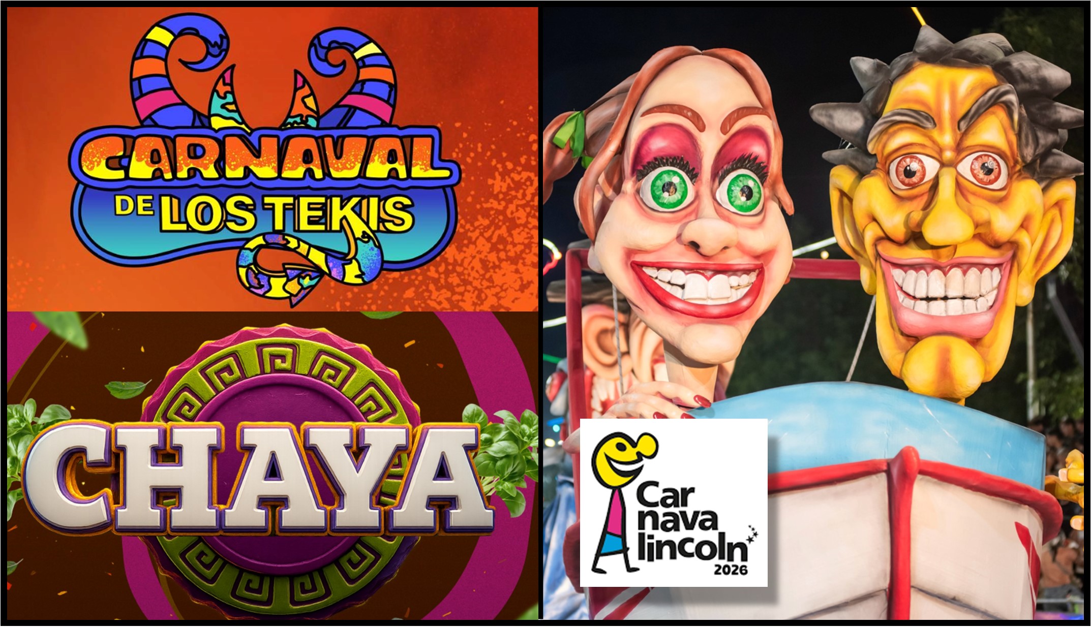 Las noches de carnaval le ponen música y color al fin de semana