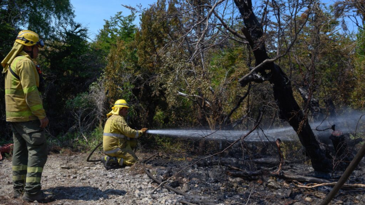 Chubut: controlaron el incendio en Puerto Patriada