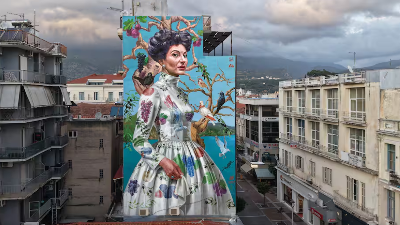 Un mural griego de Maria Callas fue elegido como el mejor del mundo