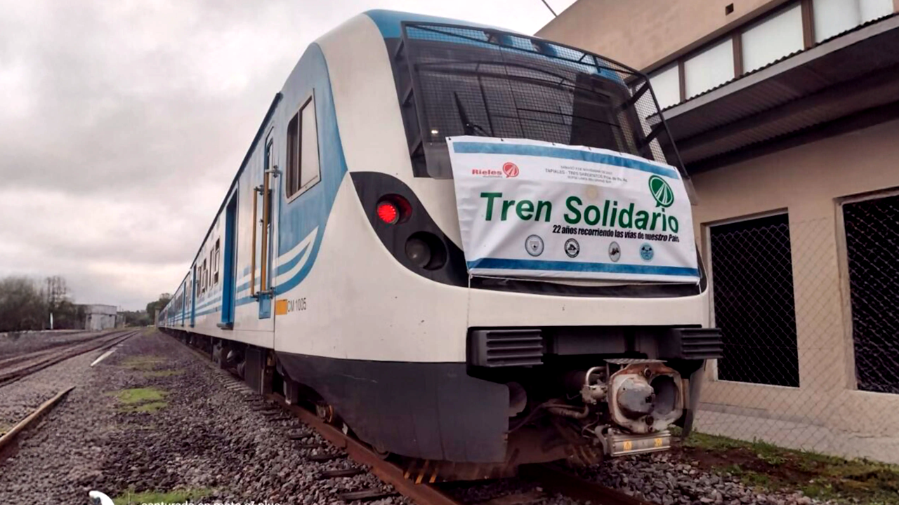El Tren Solidario se prepara para el viaje N° 61 con destino a Salta