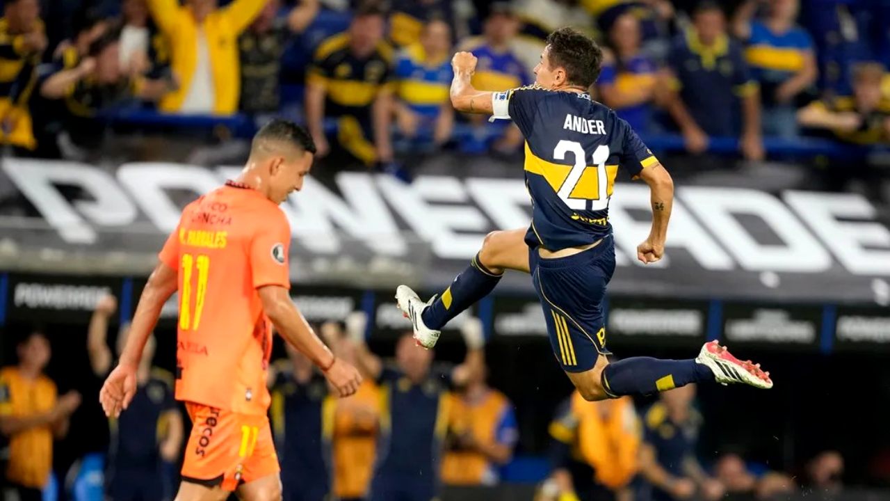 Boca ganó, gustó y goleó a Barcelona de Ecuador en La Bombonera