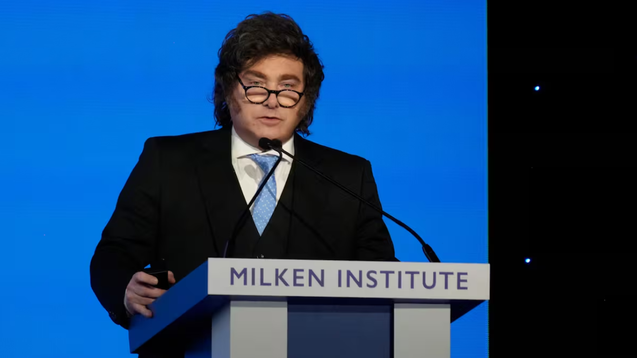 El Presidente Milei cerró la 29ª Conferencia Anual del Instituto Milken en Los Ángeles
